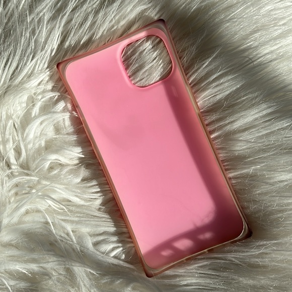 FLAUNT Neon Pink Square iPhone Case - Picture 3 of 6